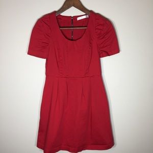 Kensie Rouched Sleeve Mini Dress
